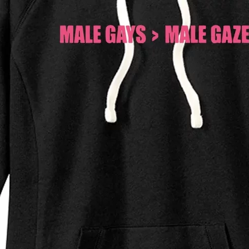 Male Gays More Male Gaze Women's Fleece Hoodie