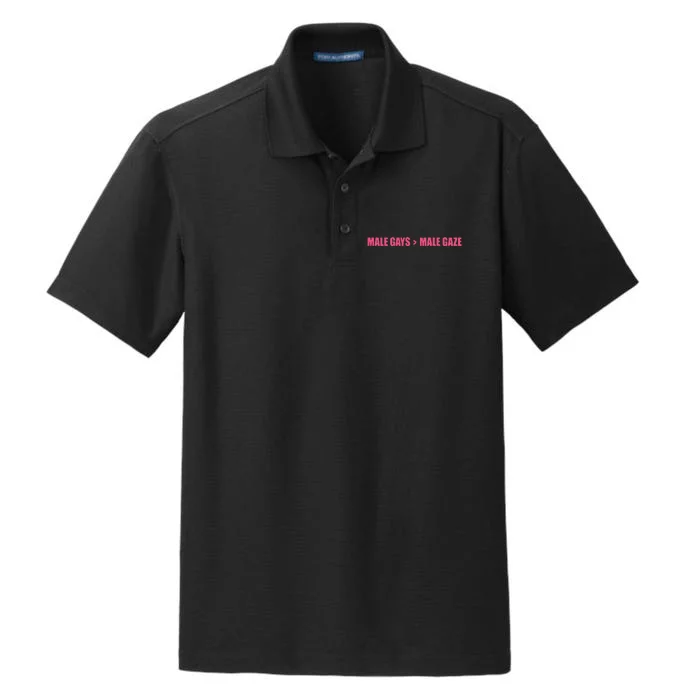 Male Gays More Male Gaze Dry Zone Grid Performance Polo