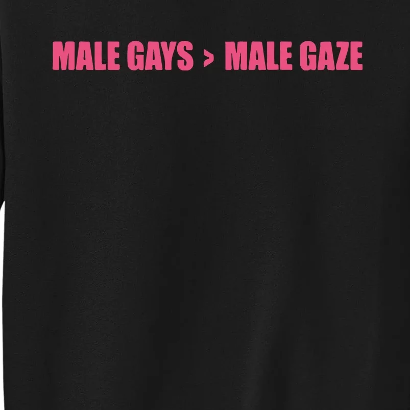 Male Gays More Male Gaze Tall Sweatshirt