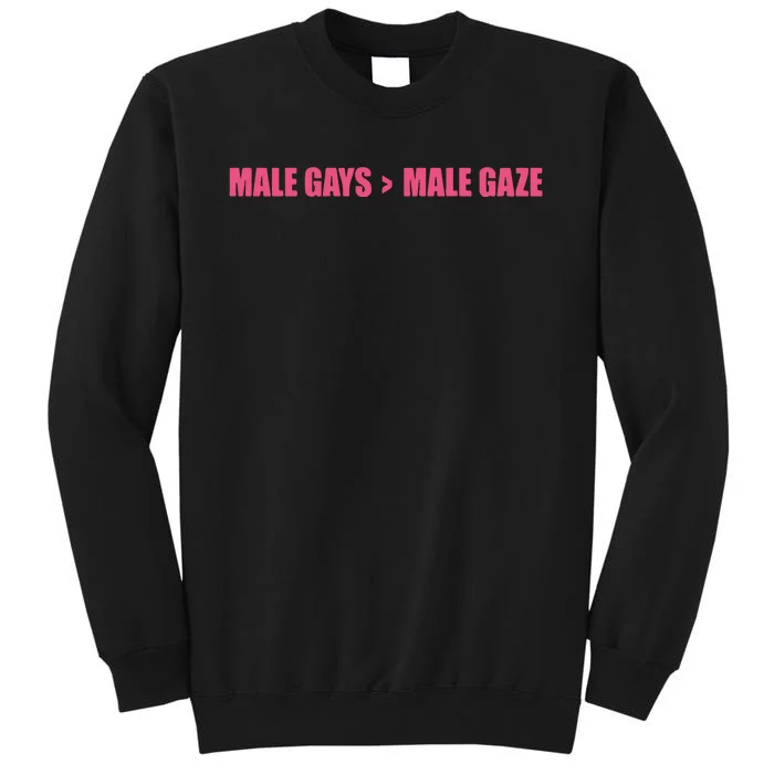 Male Gays More Male Gaze Tall Sweatshirt