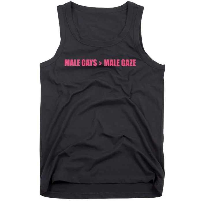 Male Gays More Male Gaze Tank Top