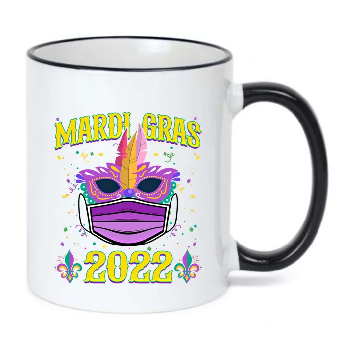 Mardi Gras Mask Funny Carnival Party New Orleans Cool Gift Black Color Changing Mug