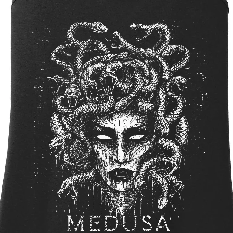 Medusa Greek Mythology Goddess With Snake Hair Ladies Essential Tank