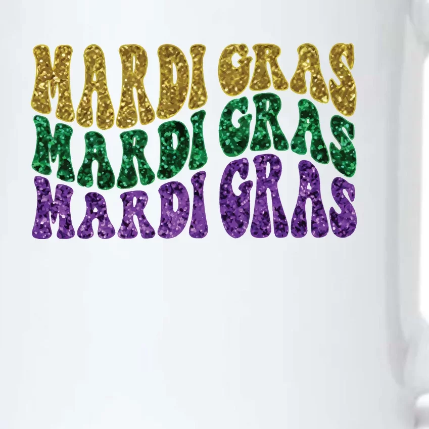 Mardi Gras Black Color Changing Mug