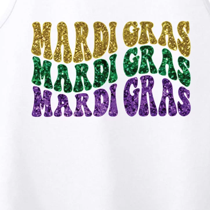 Mardi Gras Performance Tank