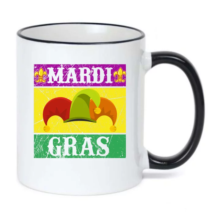 Mardi Gras Black Color Changing Mug