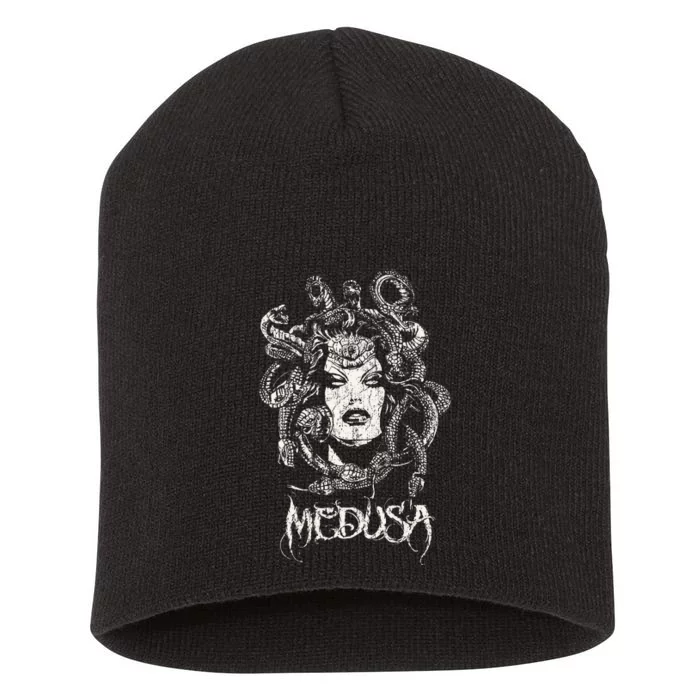 Medusa Greek Mythology Gothic Short Acrylic Beanie