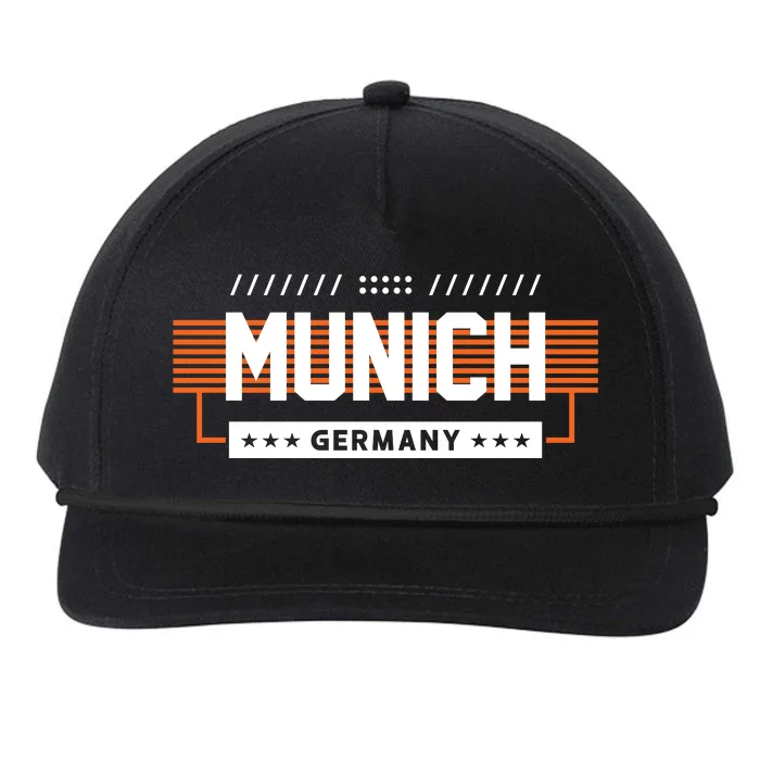 Munich Germany Snapback Five-Panel Rope Hat