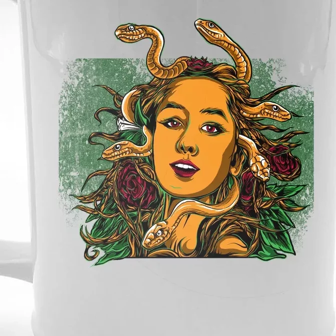 Medusa Greek Mythology Gorgo Front & Back Beer Stein