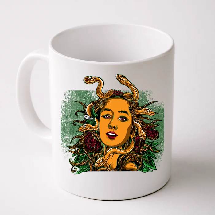 Medusa Greek Mythology Gorgo Front & Back Coffee Mug