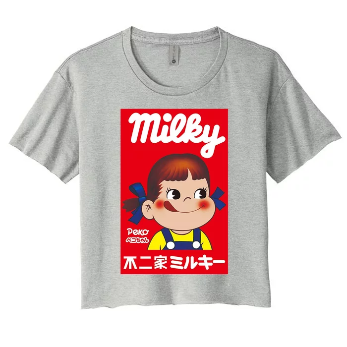 Milky Girl Women's Crop Top Tee