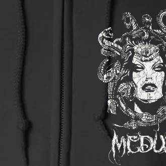 Medusa Greek Mythology Gothic Full Zip Hoodie