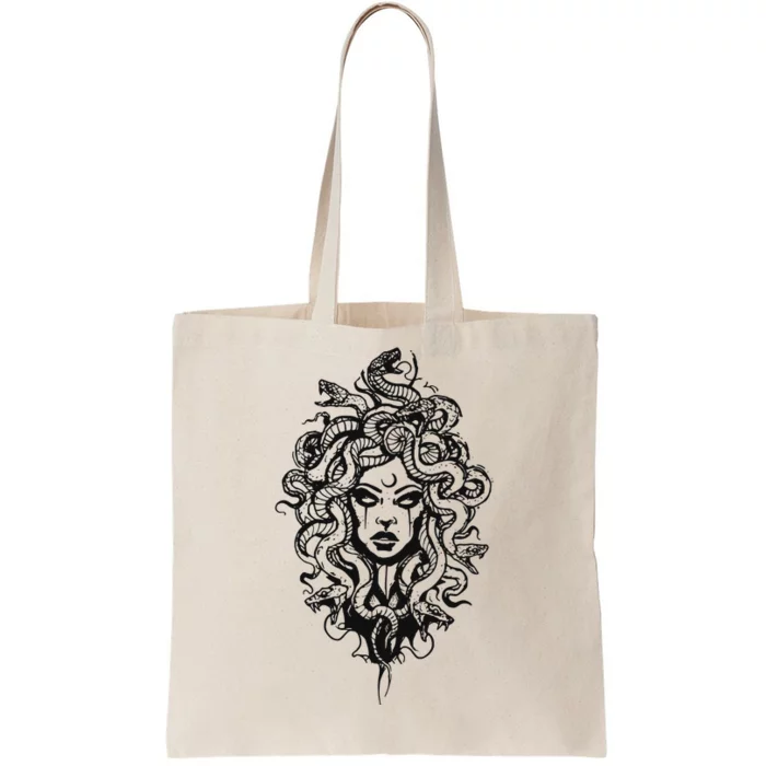 Medusa Greek Mythology Strong Women Rights Feminist Tote Bag