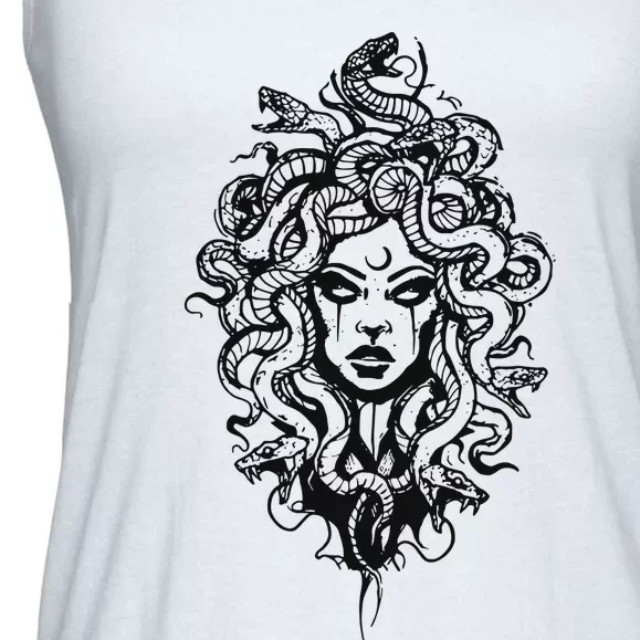 Medusa Greek Mythology Strong Women Rights Feminist Ladies Essential Flowy Tank