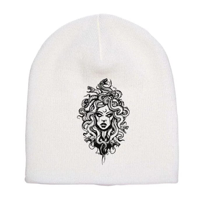 Medusa Greek Mythology Strong Women Rights Feminist Short Acrylic Beanie