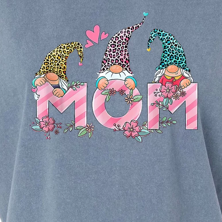 Mom Gnome Mother's Day Cute Gift Garment-Dyed Women's Muscle Tee