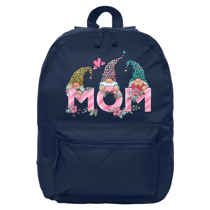 Mom Gnome Mother's Day Cute Gift 16 in Basic Backpack