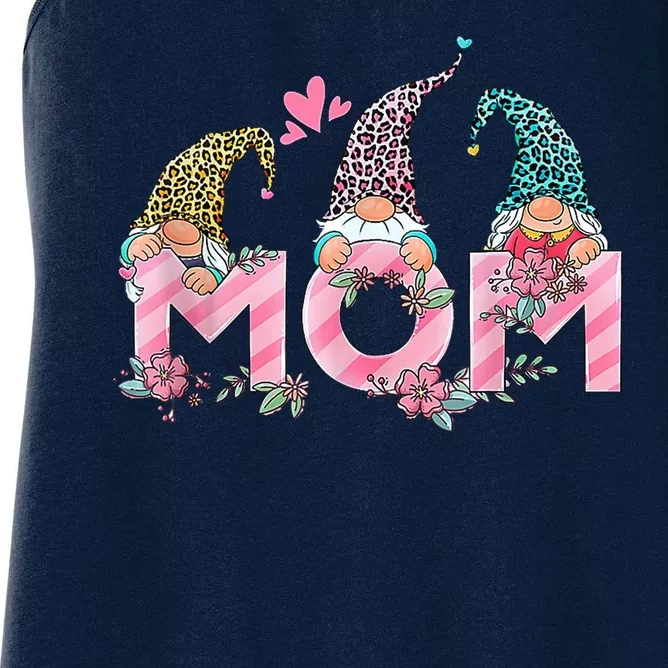 Mom Gnome Mother's Day Cute Gift Women's Racerback Tank