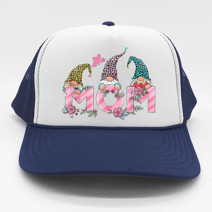 Mom Gnome Mother's Day Cute Gift Trucker Hat