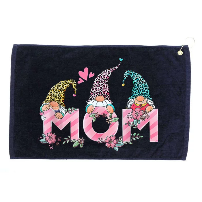 Mom Gnome Mother's Day Cute Gift Grommeted Golf Towel