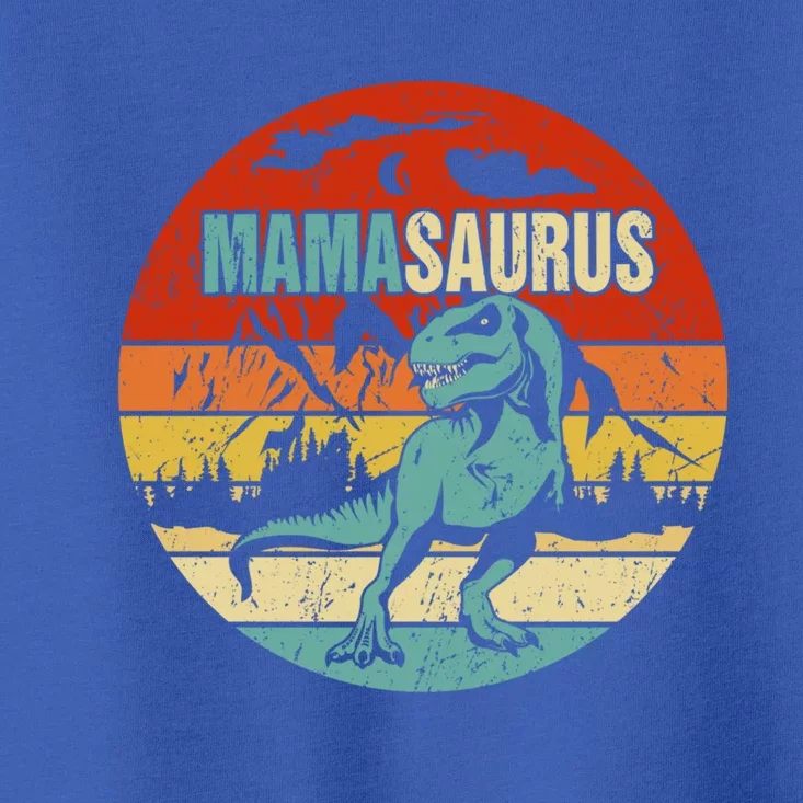 Mamasaurus Gift Mom Christmas Funny Gift T Rex Mama Saurus Dino Gift Toddler T-Shirt