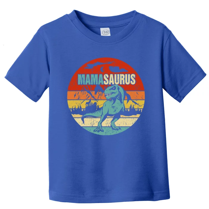 Mamasaurus Gift Mom Christmas Funny Gift T Rex Mama Saurus Dino Gift Toddler T-Shirt