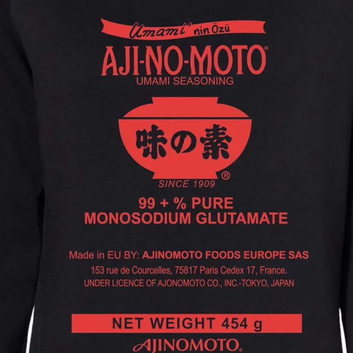 Monosodium Glutamate (Msg) Womens California Wash Sweatshirt