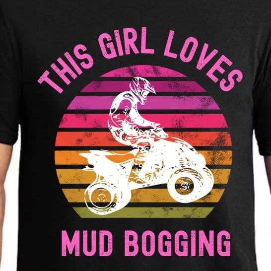 Mudding Gift Mud Bogging Atv Quad Dirt Racing 4x4 Cool Gift Pajama Set