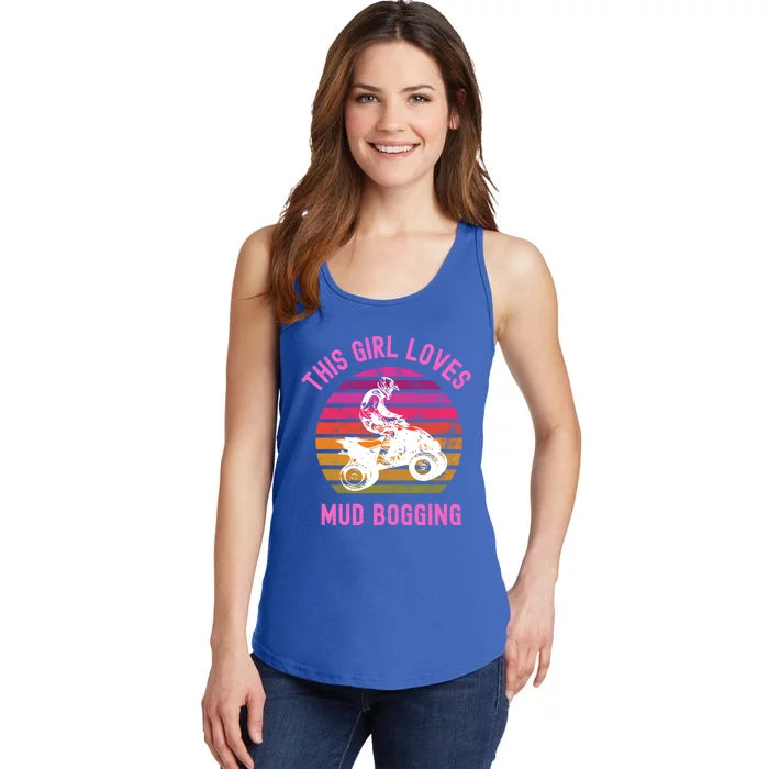 Mudding Gift Mud Bogging Atv Quad Dirt Racing 4x4 Cool Gift Ladies Essential Tank