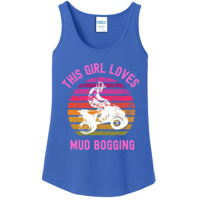 Mudding Gift Mud Bogging Atv Quad Dirt Racing 4x4 Cool Gift Ladies Essential Tank