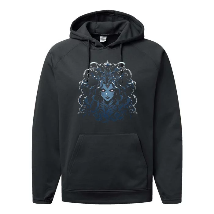 Medusa Greek Mythology Performance Fleece Hoodie