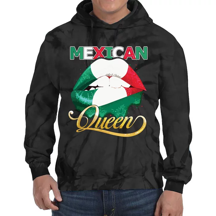 Mexican Girls Mexican Queen Mexico Tie Dye Hoodie