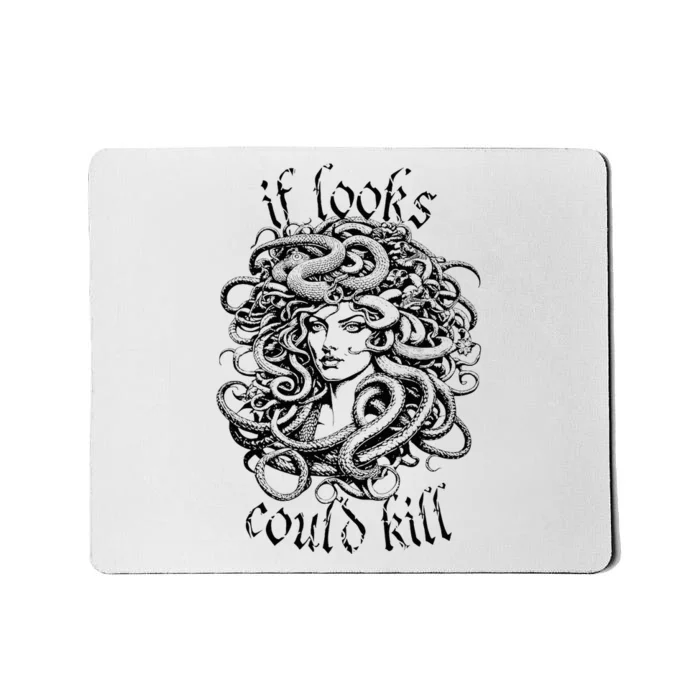 Medusa Greek Mythology Gorgon Pun Mousepad