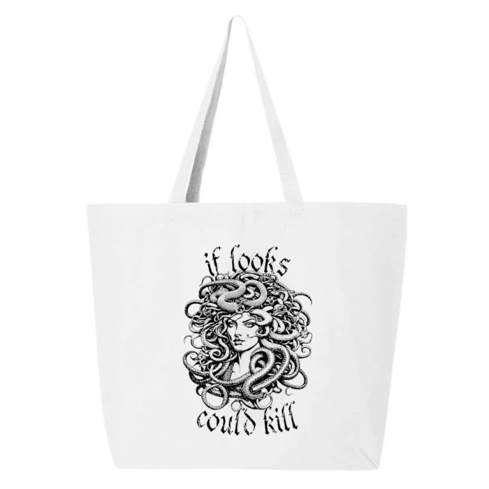 Medusa Greek Mythology Gorgon Pun 25L Jumbo Tote