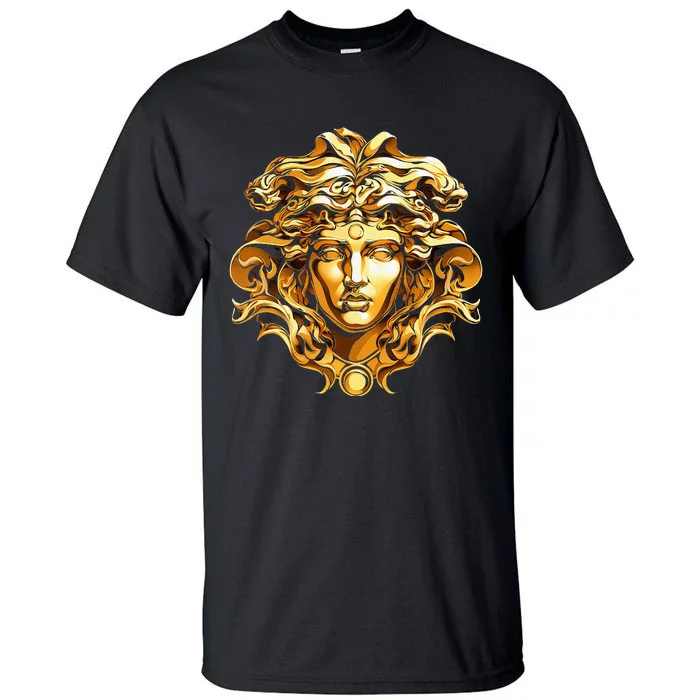 Medusahead Greek Mythology Ancient Snake Hair Tall T-Shirt