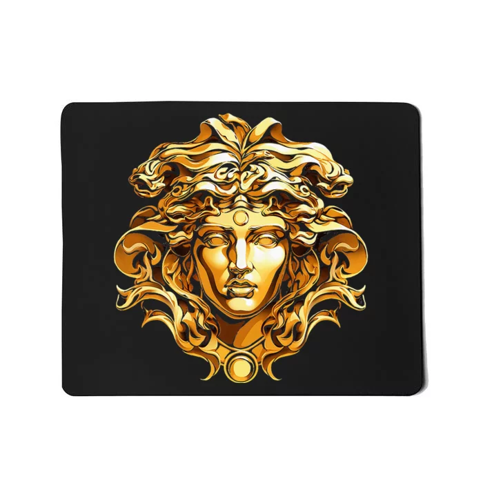 Medusahead Greek Mythology Ancient Snake Hair Mousepad