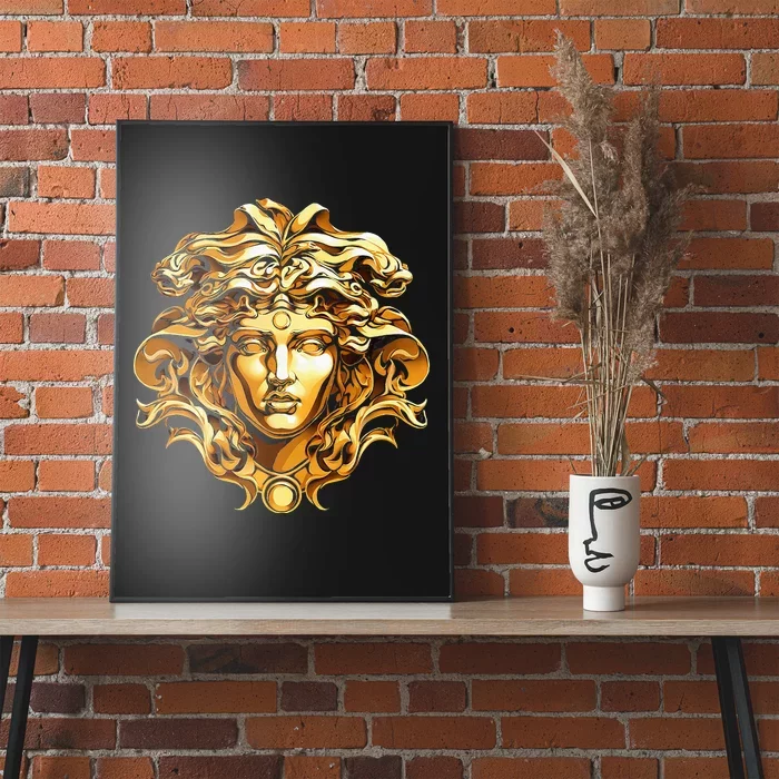 Medusahead Greek Mythology Ancient Snake Hair Poster