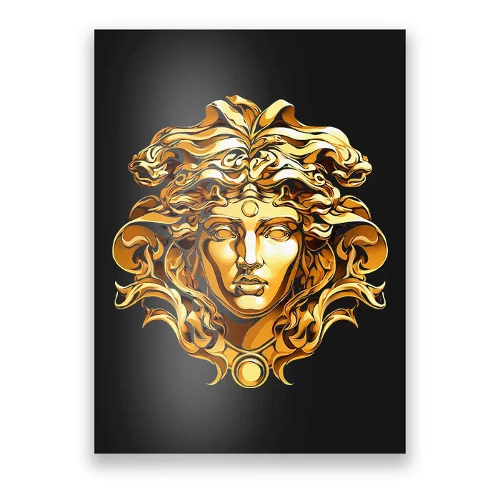 Medusahead Greek Mythology Ancient Snake Hair Poster