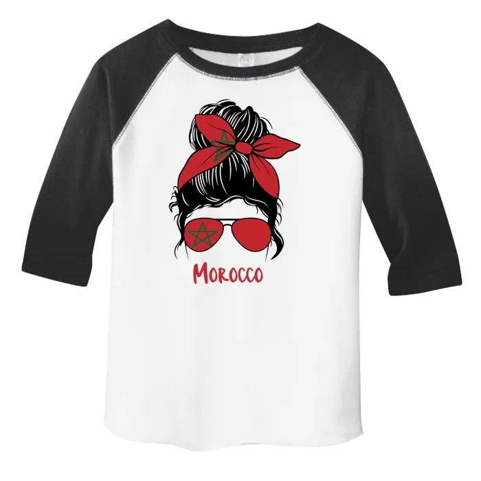 Morocco Girl Moroccan Girl Morocco Flag Gift Toddler Fine Jersey T-Shirt