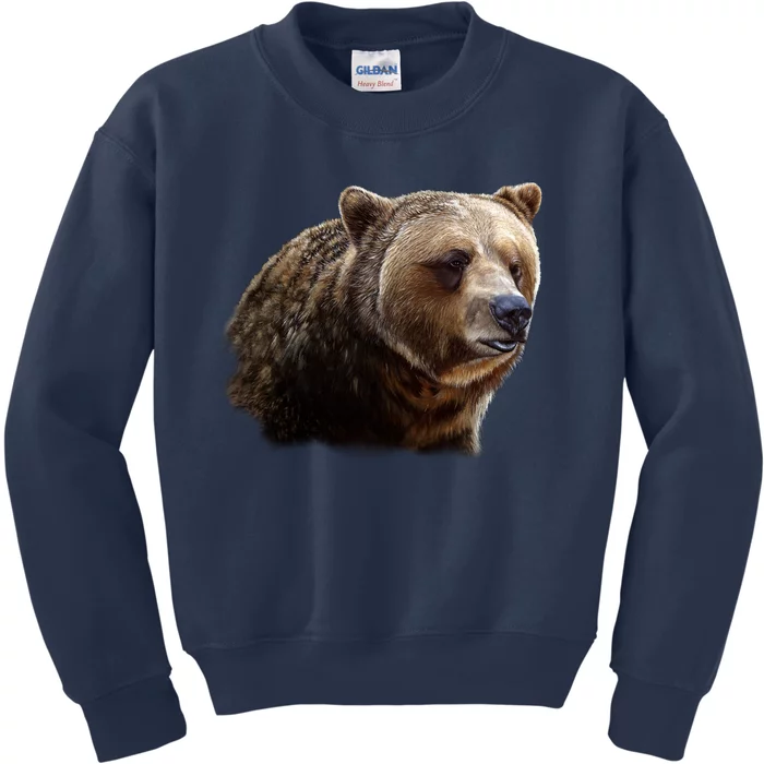 Majestic Grizzly Kids Sweatshirt