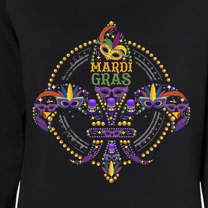 Mardi Gras Mask Gift Design Idea Gift Womens California Wash Sweatshirt