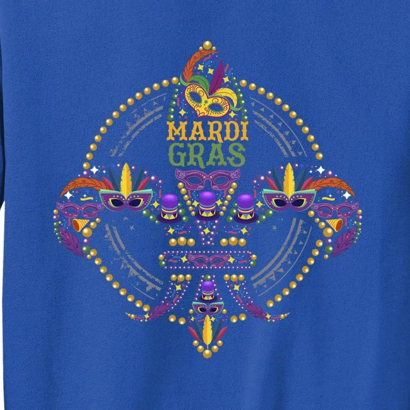 Mardi Gras Mask Gift Design Idea Gift Sweatshirt