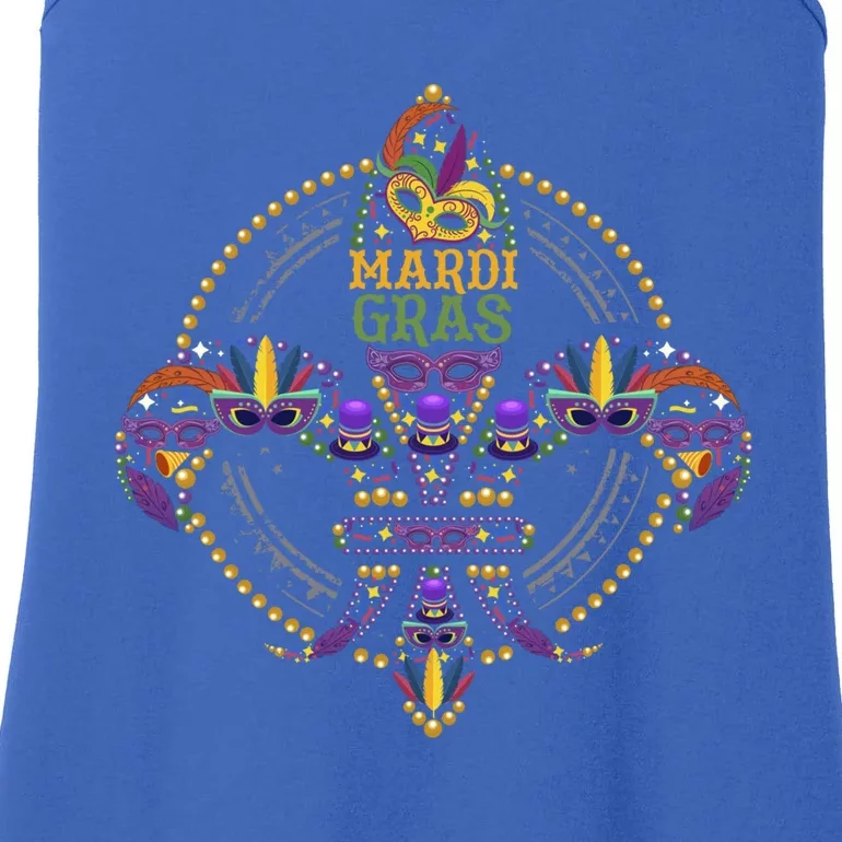 Mardi Gras Mask Gift Design Idea Gift Ladies Essential Tank