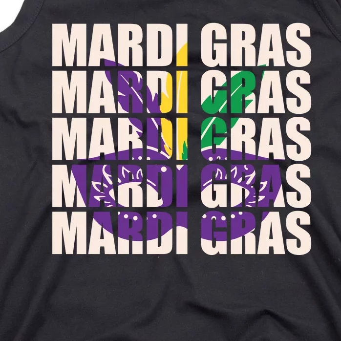 Mardi Gras Mask Mardi Gras Party Costume Tank Top