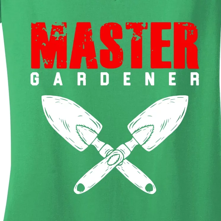 Master Gardener Women's V-Neck T-Shirt