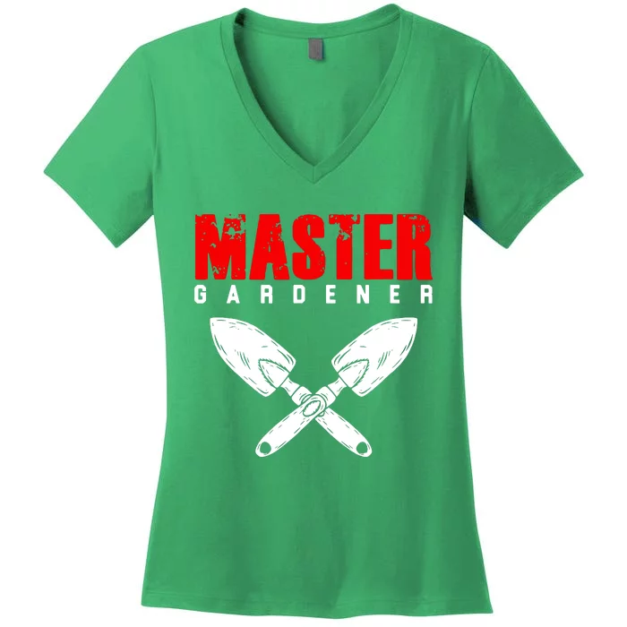 Master Gardener Women's V-Neck T-Shirt