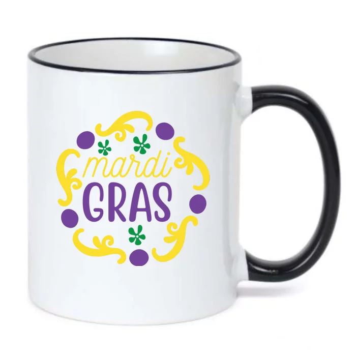 Mardi Gras Black Color Changing Mug