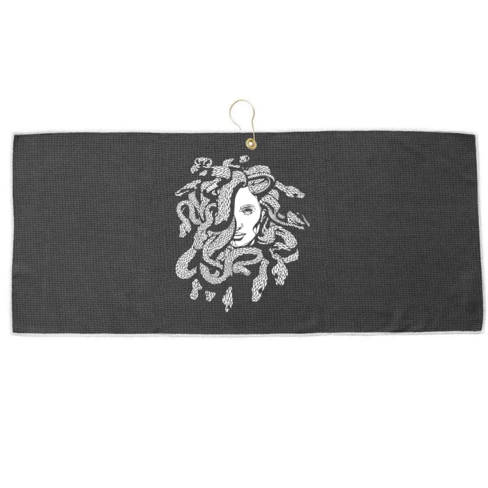 Medusa Greek Mythology Snake Lover Large Microfiber Waffle Golf Towel