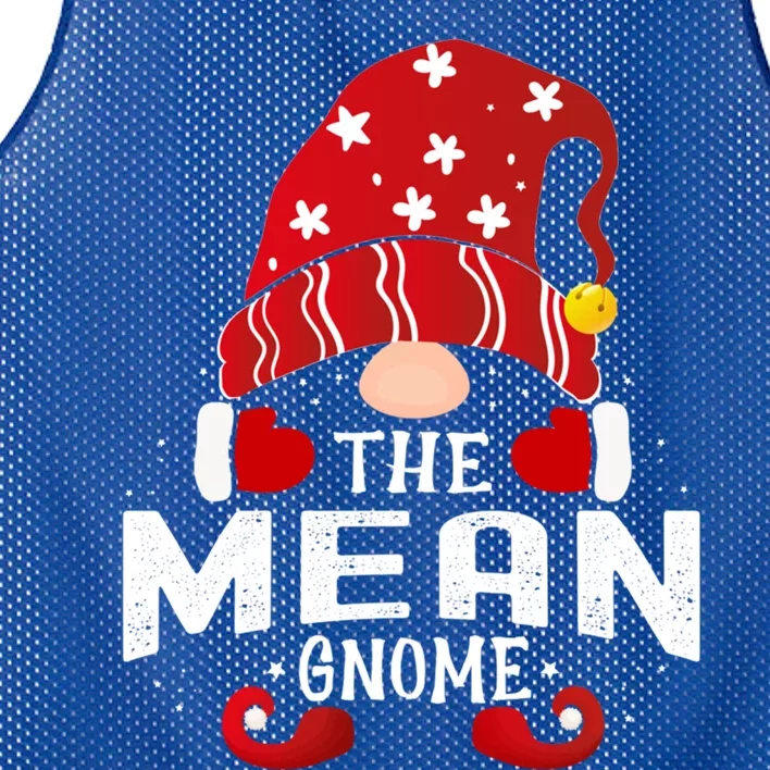 Mean Gnome Matching Christmas Pjs For Family Gift Mesh Reversible Basketball Jersey Tank