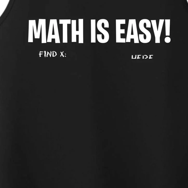 Math Geometry Mathematicians Cute Gift Performance Tank